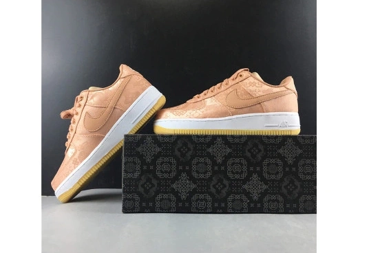 Clot CJ5290-600 Low Air Silk Rose  Force 1 Gold 0312